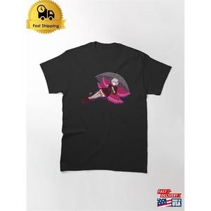 Anime Demon Girl With Umbrella Classic T-Shirt